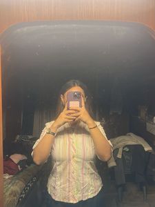 Striped Button-Down Shirt