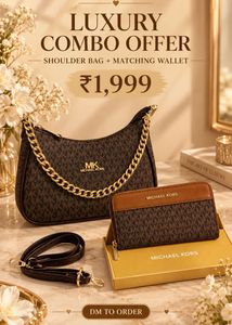 Michael Kors Combo: Shoulder Bag + Wallet