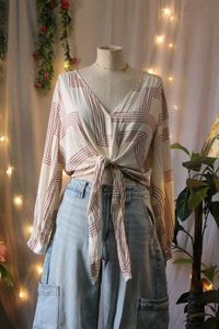 H&amp;M Tie Up Shirt