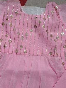 Pink sharara set