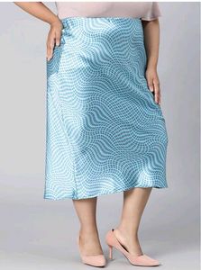 oxolloxo Women Plus Size Elasticated Long Skirt