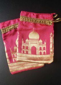 Combo Of Taj Mahal Mini Potli Bags