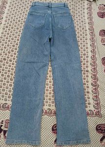 Light Wash Wide Leg Jeans