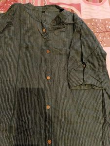 pure cotton Ethnic Striped Kurta Set