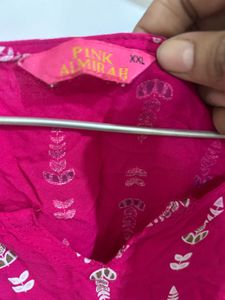 Pink Printed Kurta