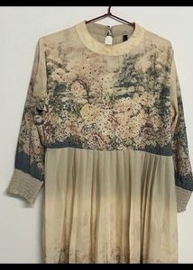 Elegant Floral Print Midi Dress