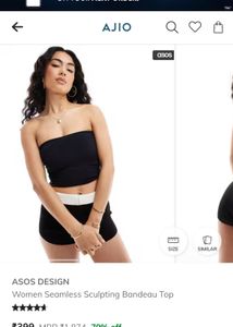 Black tube top