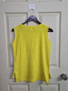 Lime Yellow Sleeveless Top
