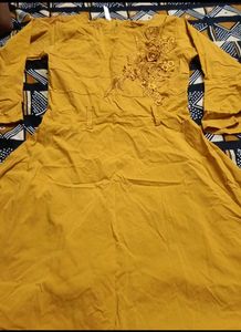 Denim &amp; Yellow dress