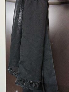 Elegant Black Embellished Dupatta combo