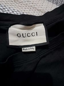 Black Gucci Dragonfly T-Shirt
