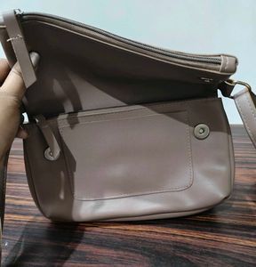 Stylish Taupe Sling Bag