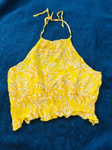FREE DELIVERY!!!!!!! Yellow tie up top