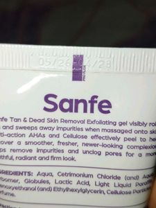 Sanfe Instant tan removal &amp; Dead skin remova