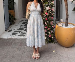 Bohemian Floral Midi Dress