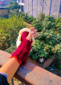 Handmade Crochet Fingerless Gloves
