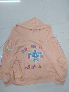 Peach Graphic Hoodie