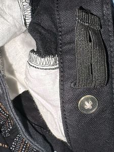Black Denim Cutoff Shorts