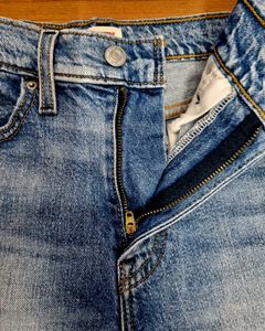 Levi's High-Waisted Distressed Denim Shorts