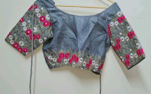Embroidered Grey lehenga set