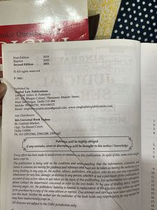 Singhal's Judicial Service Examination MCQs 2021