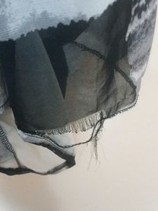 Abstract Print Sleeveless Top