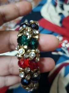 Colorful Beaded Statement Bracelet
