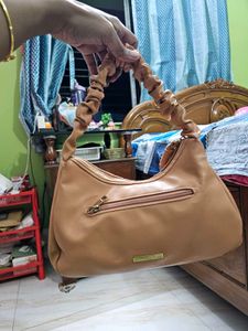 Stylish Ruched Handle Shoulder Bag
