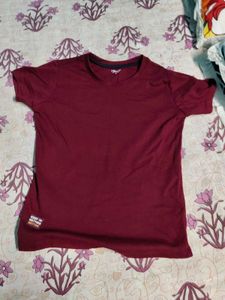Girls Maroon T-Shirt