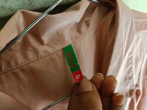 Elegant Pink Satin Tie-Front Blouse