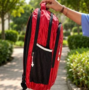 Red Safari Backpack