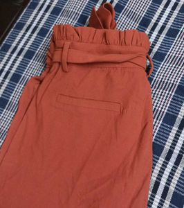 Rust Colored Waist Pants