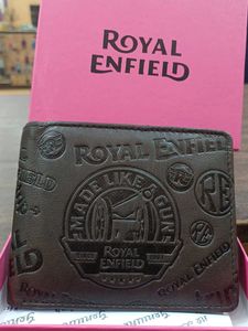 Royal Enfield Leather Wallet Brown