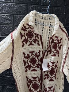 Boho Crochet Knit Jacket