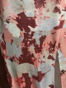 Abstract Print Slip Dress