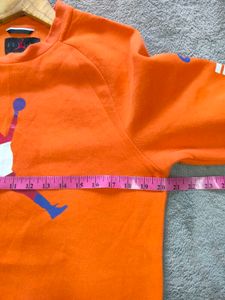 Orange Jordan Crewneck Sweatshirt