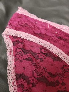 Lace Briefs with Button Detail