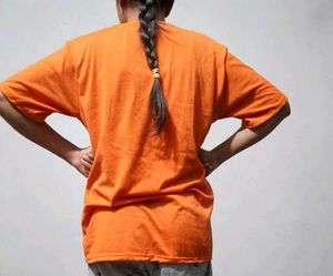 Orange Graphic T-Shirt