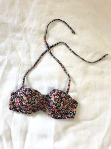 Floral Print Bikini Top