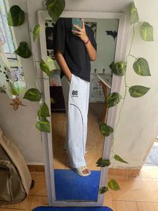 Comfortable Grey Sporty Sweatpants