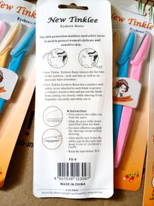 Pack Of 6 New Tinkle Eyebrow Razors
