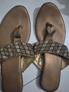Embellished Flat Sandals