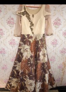 Elegant Embroidered Party Dress gown