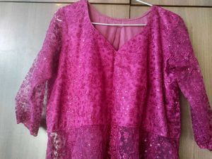 Mother Daughter Ethnic Gown Combo