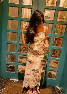 Floral Print Ruched Dress