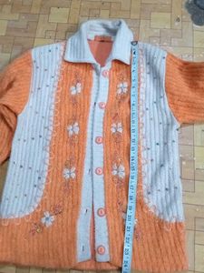Floral Embroidered Cardigan