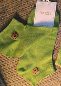 Cute Green Ankle Socks