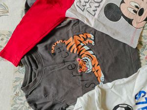Bundle of 3 Kids' Long Sleeve T-Shirts