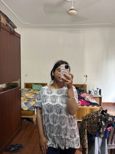 Over Size Printed T Shirt
