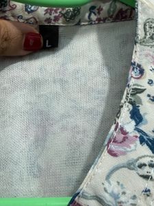 Flowy Floral Print Midi Dress